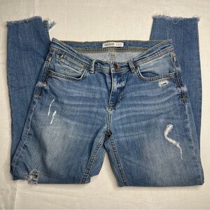 Zara z1975 denim Women's Light Blue Straight Leg Jeans